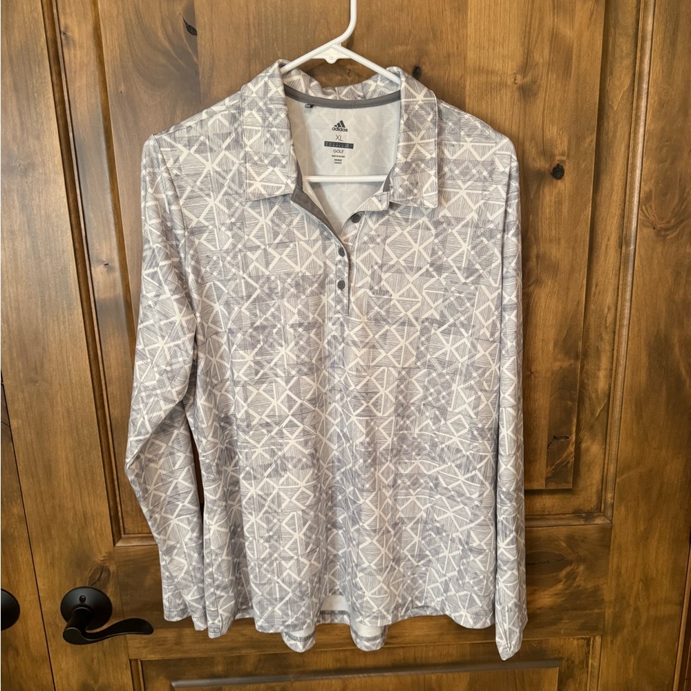 Adidas Golf Women’s gray Patterned Shirt